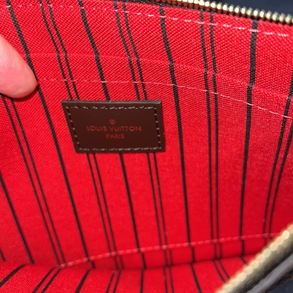 Damier Ebene Neverfull pouch - Picture 4 of 5
